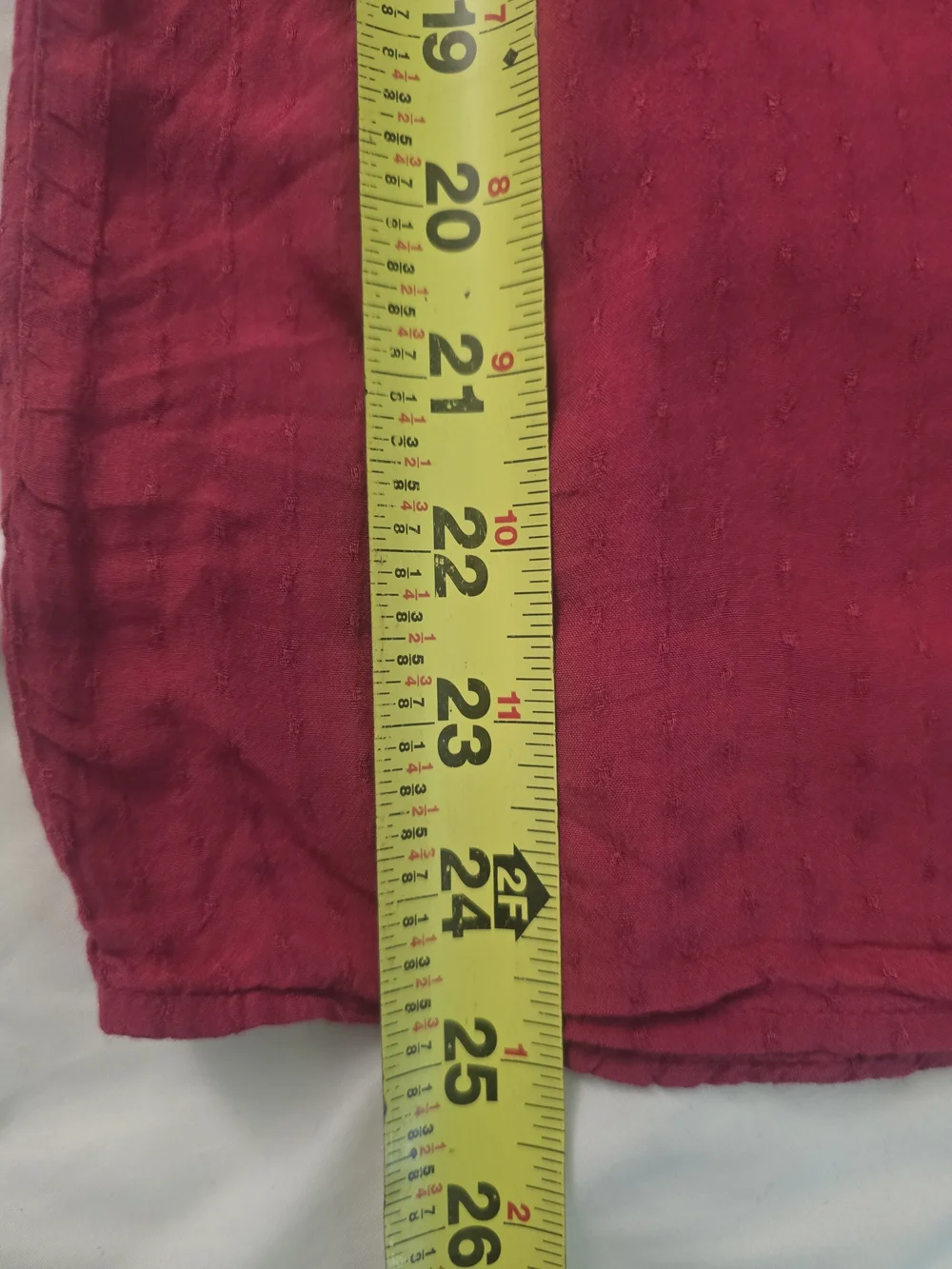 Loft Ruffle V-Neck Dobby Texture Tank Top - Picture 6 of 7